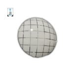 PLAFON REDONDO 25 CM VIDRO HAVAÍ – JR ILUMINAÇÃO