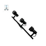 LUMINÁRIA TRILHO DIRECIONÁVEL SPOT – PRETO