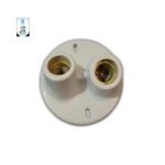 PLAFON PVC DUPLO- BRANCO E PRETO