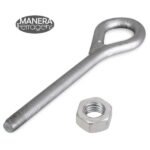 PARAFUSO OLHAL M16 COM PORCA - GALVANIZADO A FOGO 