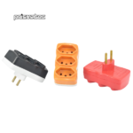 ADAPTADOR MÚLTIPLO COLORIDO 3 TOMADAS - INMETRO
