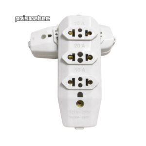 TOMADA EM BARRA MÚLTIPLA - COM ENTRADA 20A -  PRISMATEC